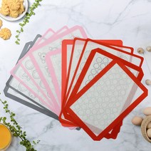 토스트랙 두꺼운 유리 섬유 실리카 젤 매트 가정용 빵 베이킹 패드 오븐 세트 반죽 액세서리, 한개옵션1, 07 C01 29.5X42cm red