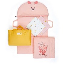 [아가방]논현점*디즈니 푸&피그렛 귀욤둥이 낮잠이불/간편하게 휴대 이동하기 좋아요/아가방 낮잠이불, 노랑 푸우
