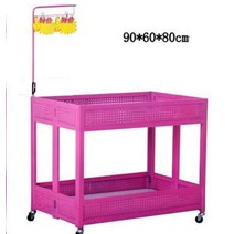 접이식 매대 이동식 판매대 편의점 진열 백화점 과자, 60x60x80 그린