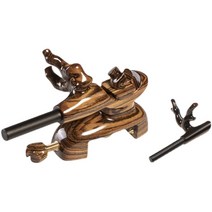 중층 클램프 민물받침틀 대포클램프 내림낚시 거치대, 브라운 우방향