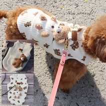 (N-inure) 강아지 어부바 하네스 (옷겸용), 곰돌이 XL