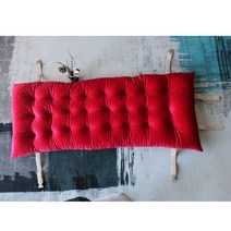 벨벳 쇼파커버 벤치소파 매트 두꺼운 패드 방석, 레드_110 x 45cm