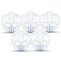 CH 마스크 가드 (5개) + 고정핀 (10개) 위생 개별포장 마스크 스트랩 무료 증정 재사용 가능, 화이트5+고정핀10+사은품