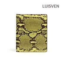 루이스벤 파이톤 가죽 반지갑 중지갑