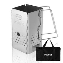 꾸버스 접이식 사각 차콜 스타터 침니 스타터 숯 착화기, 차콜바스켓(철)