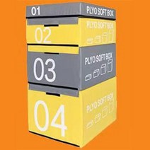 크로스핏 박스 스텝상자 하체운동 점핑 홈트 에어로빅 플라이오 써전트 유산소 체육관, 성인 점퍼 박스 옐로우 그레이 (크기 90X75X150