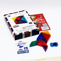 ABS 3d 대형 자석칠교놀이 칠교활용카드팩 교재1권 수퍼카