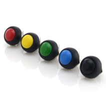 PBS-33B 푸쉬 버튼 원형 스위치, 옐로우, 1개