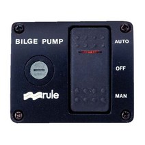 Rule pumps 룰 펌프 플라스틱 패널 스위치, Ref:29-43 12V Black