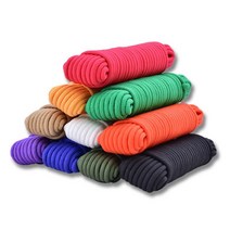 갈렙등반 4-10mm 나일론 로프 다용도 캠핑 밧줄 10-200M, 6mm, 100m, 그린