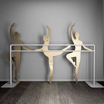 발레 바 개인용 요가 무용 필라테스 스트레칭봉 탄츠, 상세 페이지 참고, 블랙 더블 레이어 100x60x100