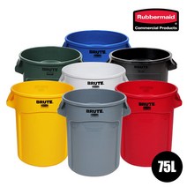 벤티드 브루트 75L 수납통 뚜껑/돌리 미포함, 파랑, 1개