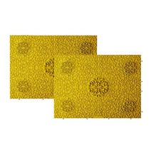 타키타키 TPR 발지압판 2개, 옐로우