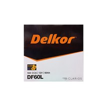 델코 DF60L 차량용 자동차배터리 i30 엑센트 베르나 클릭 아반떼 라비타 아반떼HD 벨로스터 프라이드 포르테 쏘울 올뉴쏘울 SM3 프린스, 공구대여/폐밧데리반납