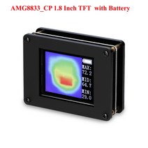amg8833 ir 88 적외선 열화상 카메라 어레이 온도 센서 7m 가장 먼 감지 거리 열화상 카메라 열화상 카메라, amg8833cp 배터리, 1개