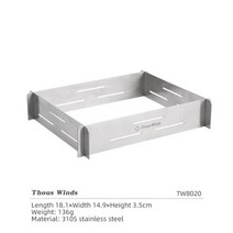 Thous Winds KOVEA CUBE 가스 스토브 장식 솔리드 우드 사이딩 액세서리 야외 캠핑 가스 스토브 DIY 액세서리, TW8020