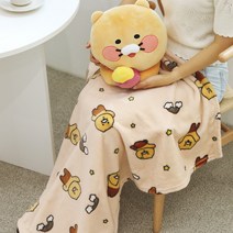 [카카오프렌즈(침구)] 카카오프렌즈 밍크 소프트 담요(75x100)_레인보우춘식