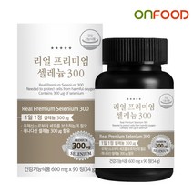 온푸드 리얼 프리미엄 셀레늄 300 54g, 90정, 4개