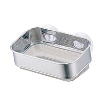 Kanei 카네이 흡착식 수세미바구니 수세미통, 1개, 스텐-소