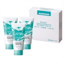 Gatsby Facial Wash Moisture Foam 갸스비 페이셜 워시 모이스처 폼 클렌징 폼 130g 3개입