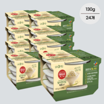 CJ 햇반 발아현미밥 210G 12+12개입 1박스 작은공기, 130g, 24개