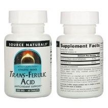 소스네츄럴 트랜스 페룰 산 250mg 60정, 1개, 기본