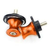 바이크 오토바이윈드스크린 오토바이 헬멧실드 백미러 YZF 스윙암 스풀 M6 스탠드 나사 CNC 알루미늄 액세서리 야마하 R3 R25 R6 R1 2013-, [04] Orange