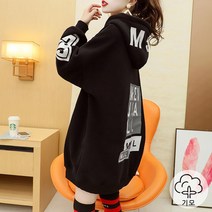 스타일아유 박시핏 프린팅 후드맨투맨 오버핏 긴팔티셔츠 여성 캐주얼