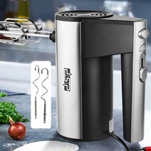 핸드 믹서기 반죽기 거품기 휘핑기 가정용 전기 수동 믹서 스테인레스 스틸 나사 식품 반죽 주방 가전 우유, 검은색, 에게
