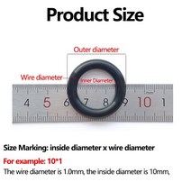 고압세척기 분사기 세차 기계 부품청소 NBR 고무 O 씰링 링 개스킷 와셔 자동차 차량 수리 전문 배관 공기, 113 243x5.3(2pcs)