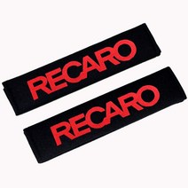 2pcs 자동차 스타일링 좌석 벨트 어깨 스트랩 패드 레이싱 Recaro 레이싱 좌석 커버 자동차 액세서리, 02 for RECARO red