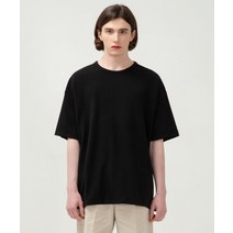 커스텀어클락 에센셜 오버핏 숏슬리브 티셔츠 블랙 SHORT SLEEVE T-셔츠
