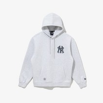 뉴에라 공식스토어 [스타필드안성] 뉴에라 MLB 뉴욕 양키스 리버티 아플리케 후드 헤더 그레이_13944738
