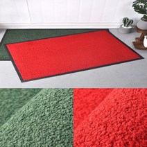 모텔 팬션 숙박업소 빗물유입방지 입구카페트 60x90 팬션매트 깔개 매장용, 레드