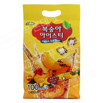 이레 복숭아 아이스티 100T 에이드 분말, 1개