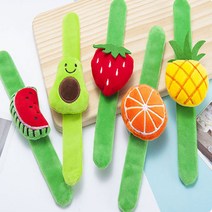 더시티오 3개묶음 자동 요술 스마일 과일 팔찌, 아보카도- 3개묶음