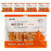 오마이댕댕 강아지간식 실용량 300g, 5개, 고구마치킨말이 345g