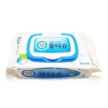 깨끗한나라 페퍼민트 물티슈 캡형, 70매, 3팩