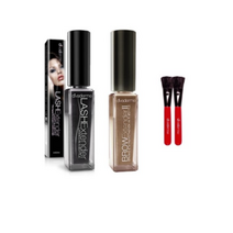 디바덤 래쉬 익스텐더 + 브로우 익스텐더 라이트 블론드 + 빨간브러쉬 2p 세트, 2세트, 래쉬+브로우+브러쉬2p