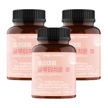 바디루틴 글루타치온 영양제 고함량 1000mg, 60정, 3개