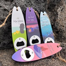 서핑보드 모양 오프너 병따개, 제주해녀, 1개