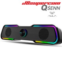 QSENN AULA N-169B 2채널 6와트 LED PC 사운드바 - JBSupercom