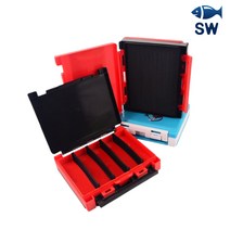 다이찌몰 송어 스푼케이스+수납함, 01 레드+블랙