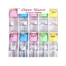 토마솔리 클리어슬라임 슬라임 끈적이 끈끈이 액체괴물, 한박스 10개입