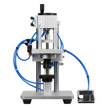 뚜껑캡핑기 커버기 덮개 제작 앰플 약병 프레스기, 상세 페이지 참고, 공압 결속기 20x20mm  원형
