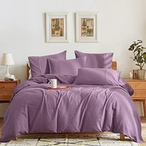 혼수이불 호텔침구 커버세트 린넨 세척 프랑스 아마 순수 린넨 킹 소프트 자연 통기성 킹