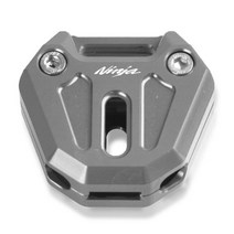 키 케이스 커버 셸 가와사키 닌자 125 h2 00sx 650 h2sx 오토바이 액세서리 4 가지 색상, Grey logo