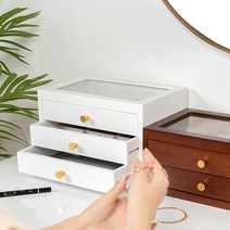 나무 보석함 보석 악세사리 케이스 보관함