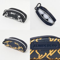 제이린드버그 골프공 파우치 가방 볼 주머니 케이스, 화이트