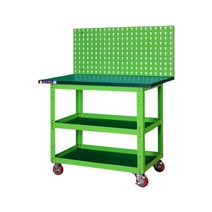 2단선반 국산 철제 1100x600 수평조절 타공판넬 작업대